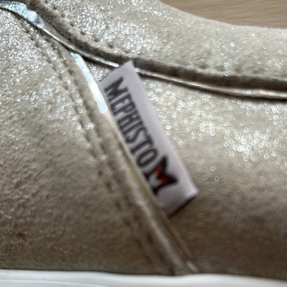 MEPHISTO RUNOFF AIRJET SYSTEM ladies light gray/metallic sneakers size 11 - Picture 7 of 12